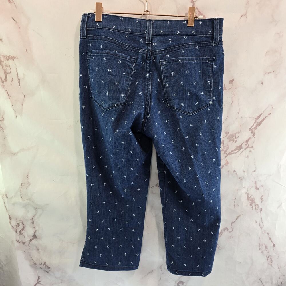 NYDJ Jeans Womens 4 Capri Crop Anchor High Rise Denim Not Your Daughters